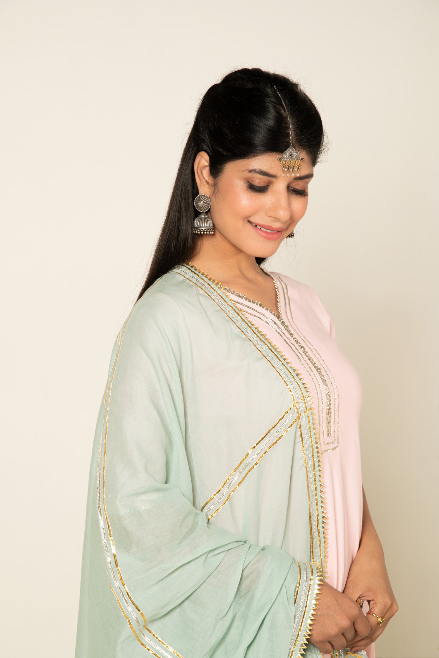 Pink Mint Zara Double Layered Dress