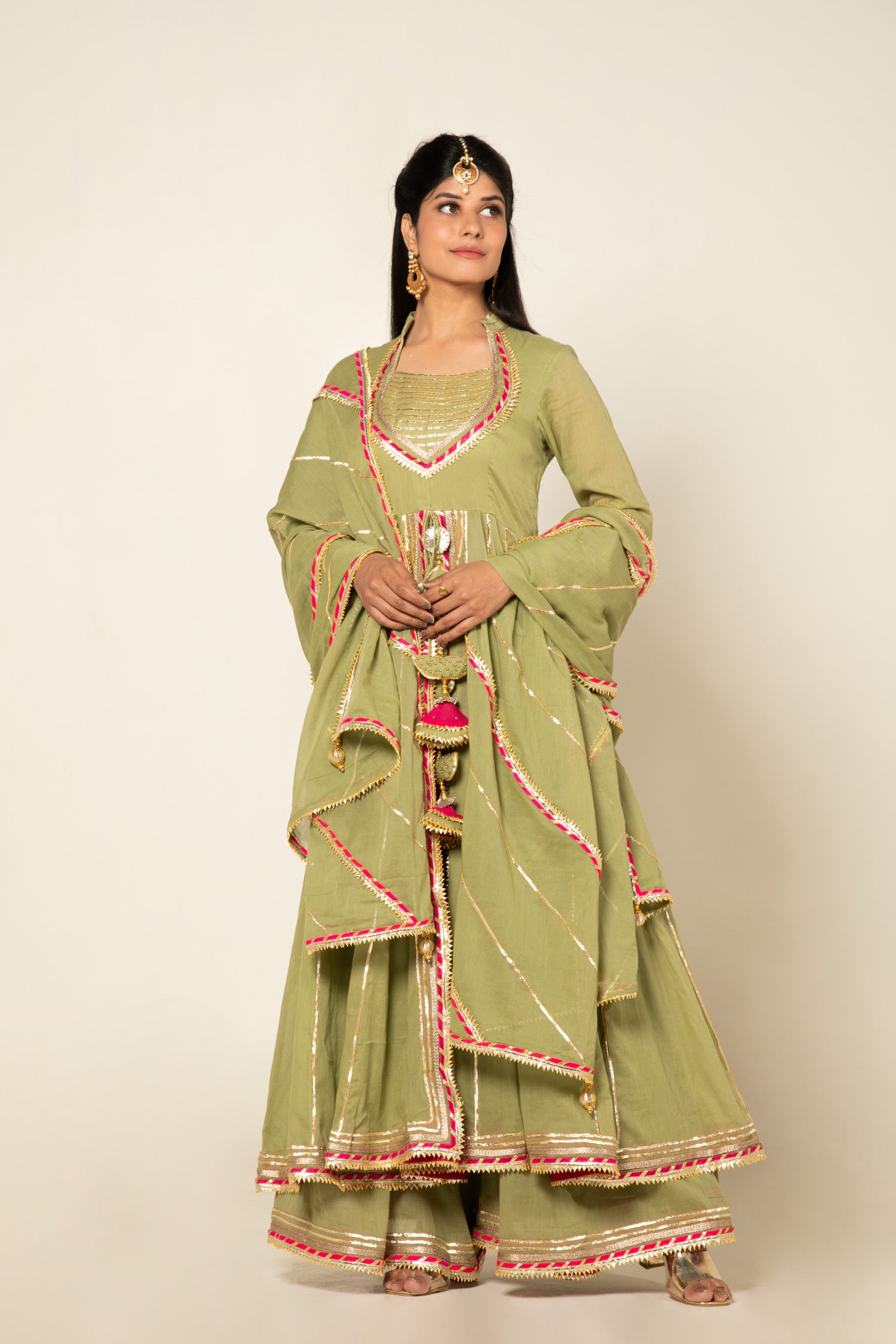 JODHA BAI ANARKALI SHARARA SUIT
