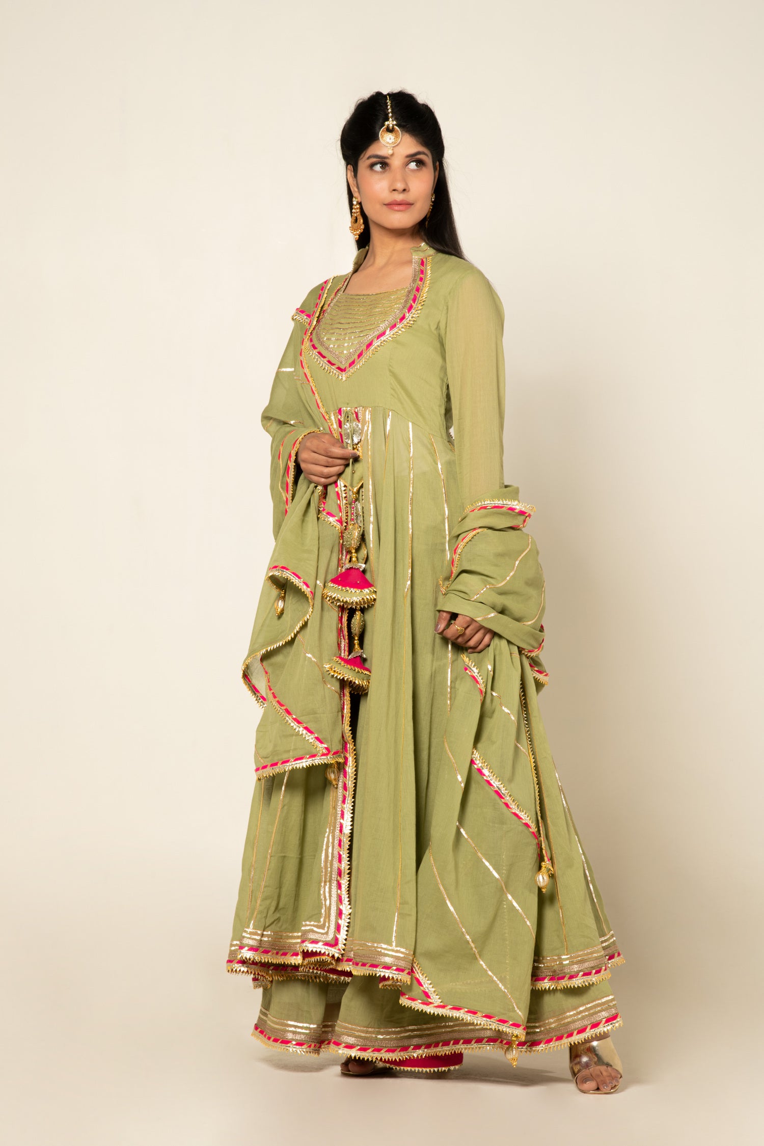 JODHA BAI ANARKALI SHARARA SUIT