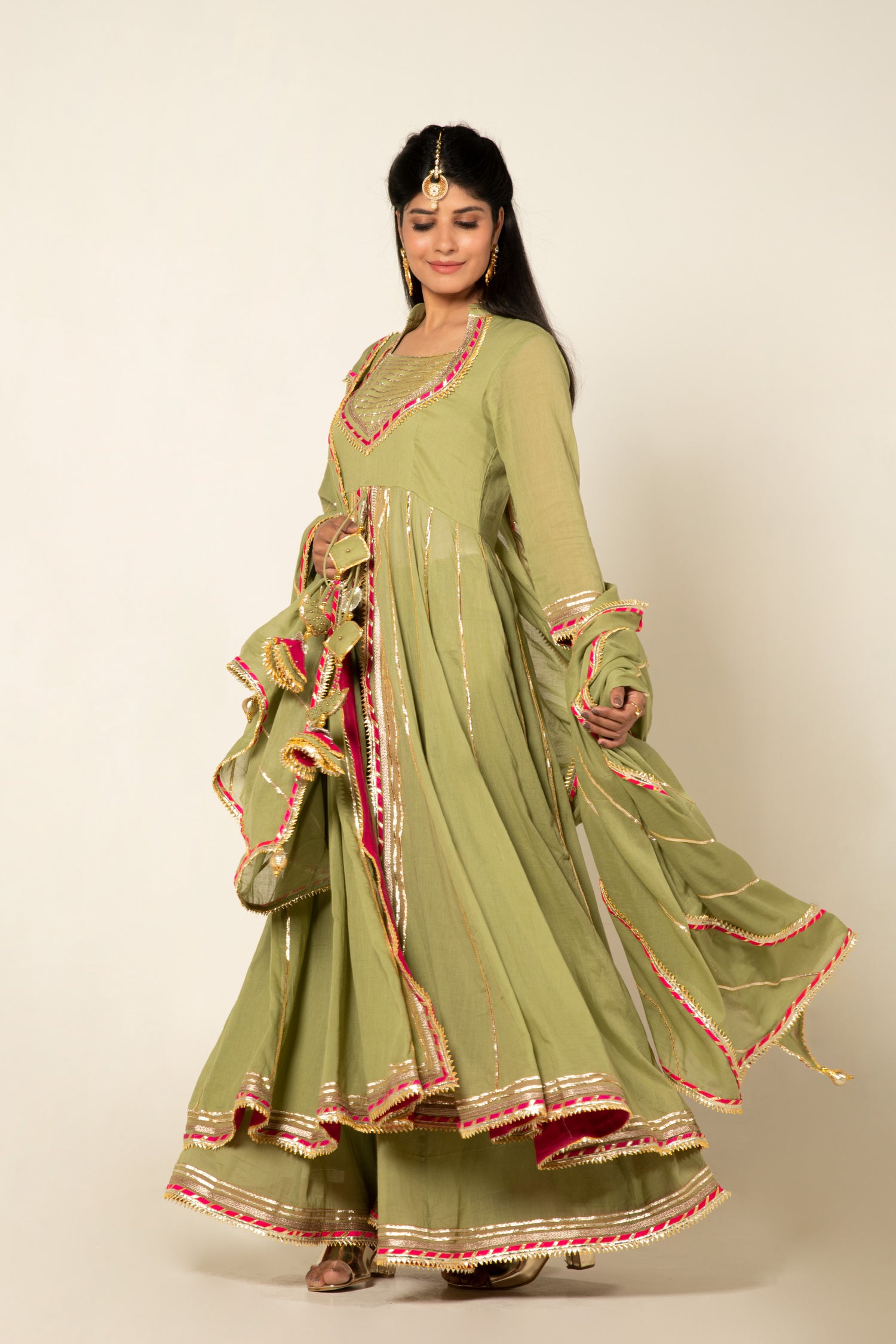 JODHA BAI ANARKALI SHARARA SUIT
