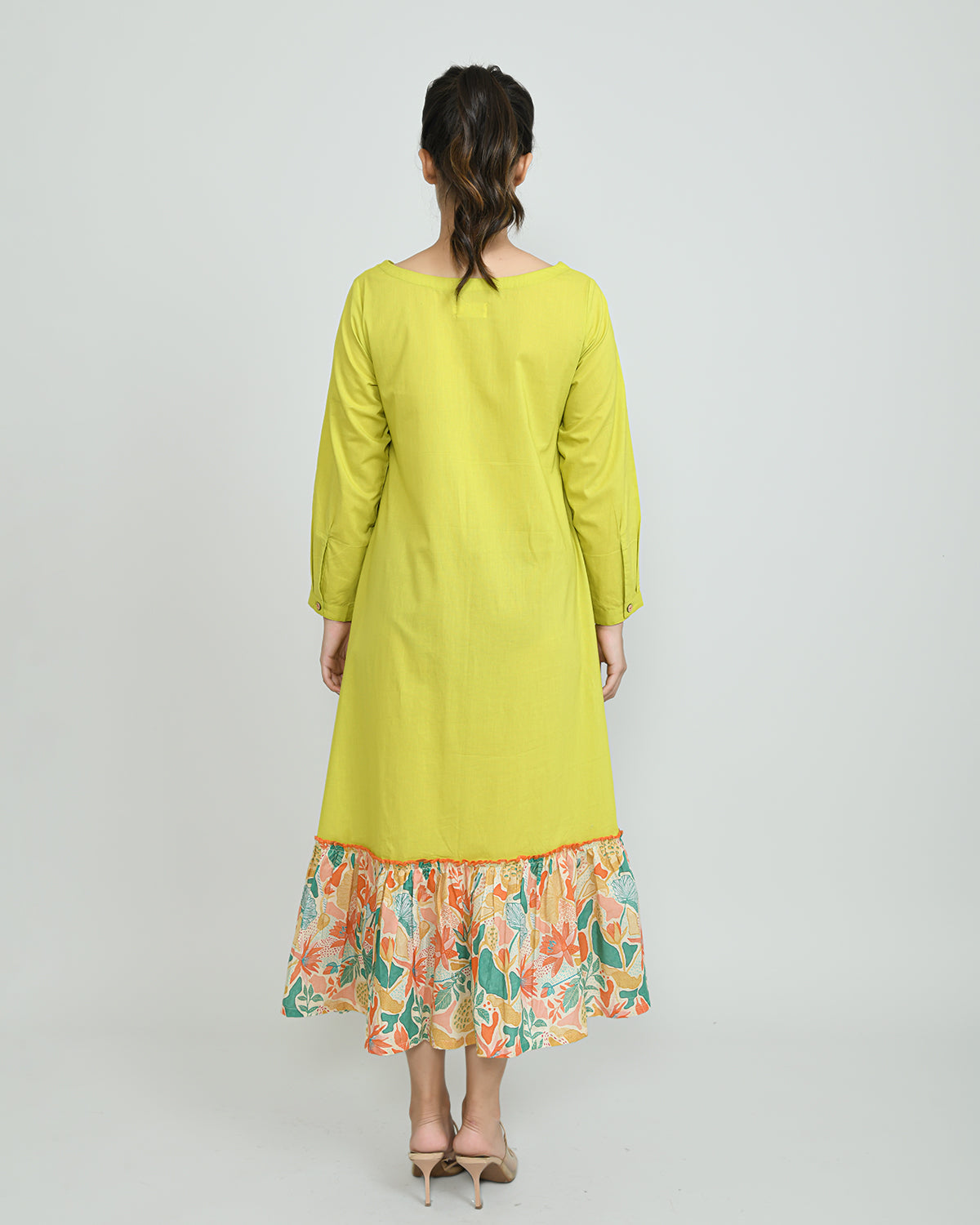 Lime & Lemony Long Dress