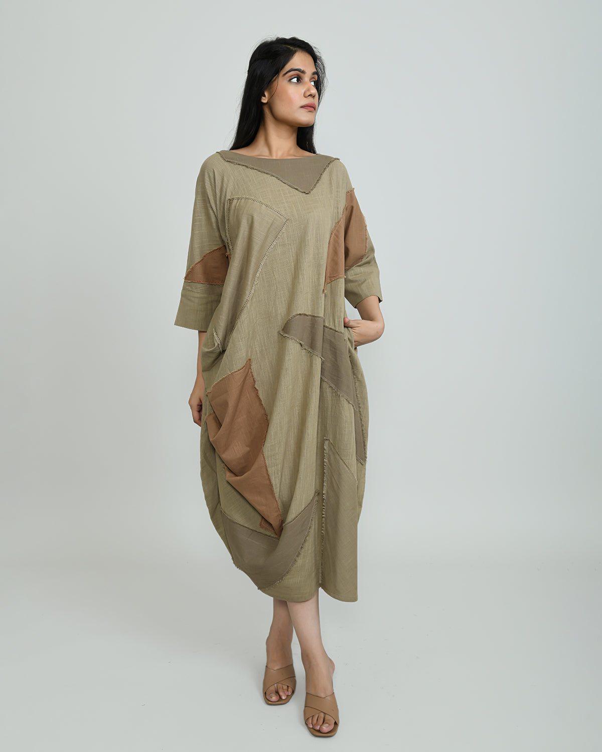 Desert Safari Cowl Dress