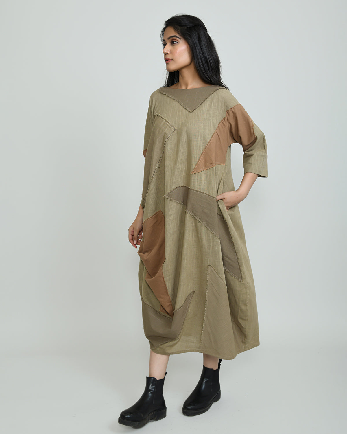 Desert Safari Cowl Dress