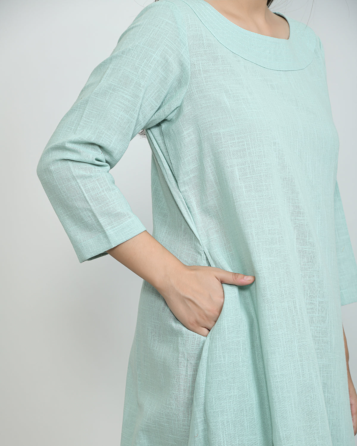 Minty Cool Boho Dress