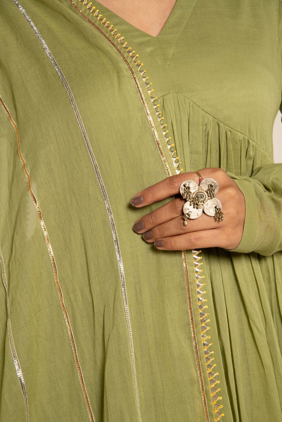 Harit Taani Anarkali Suit