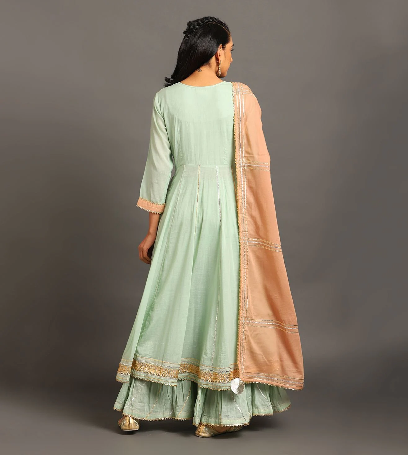 Mint Mastani Anarkali Set