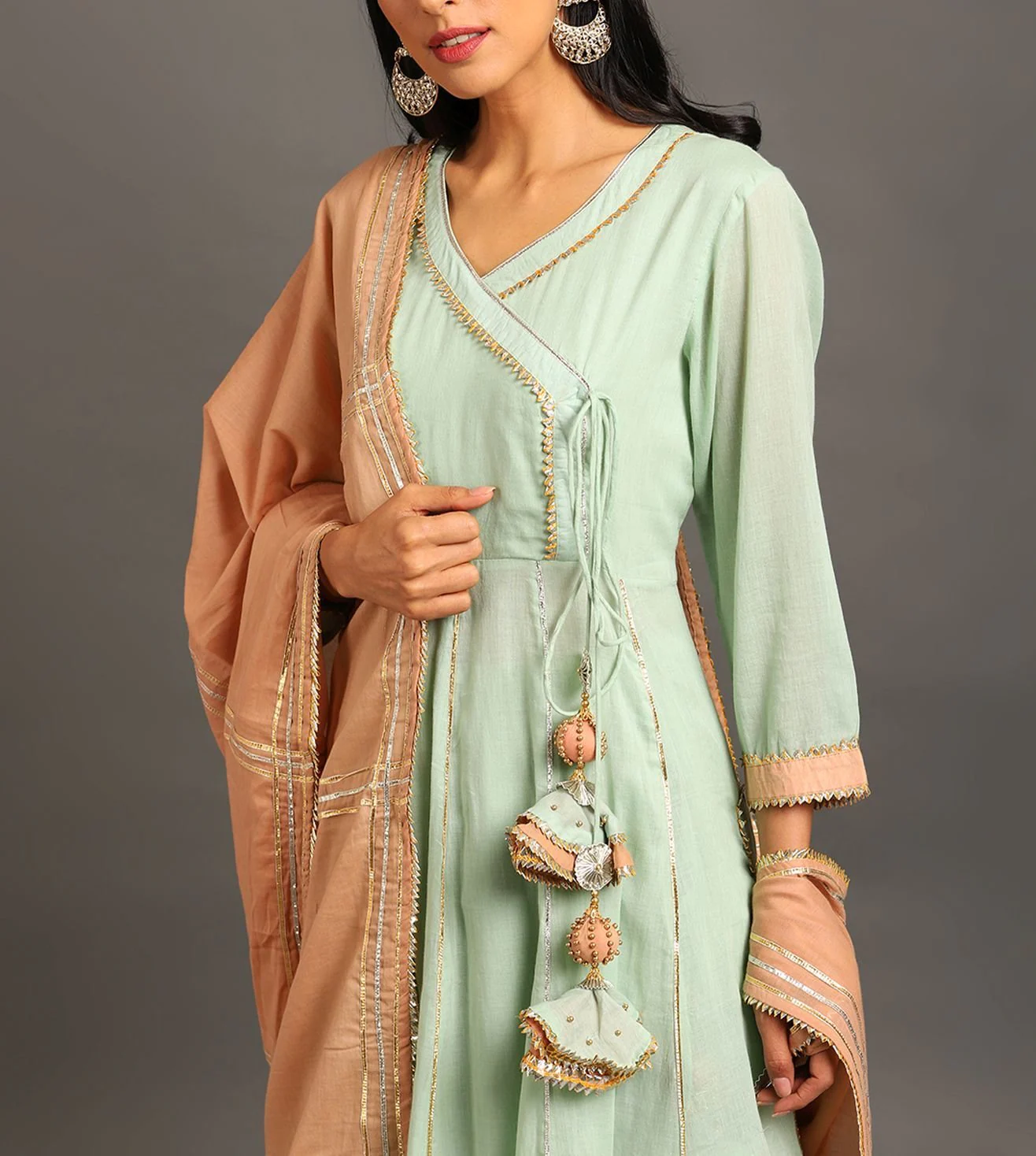 Mint Mastani Anarkali Set