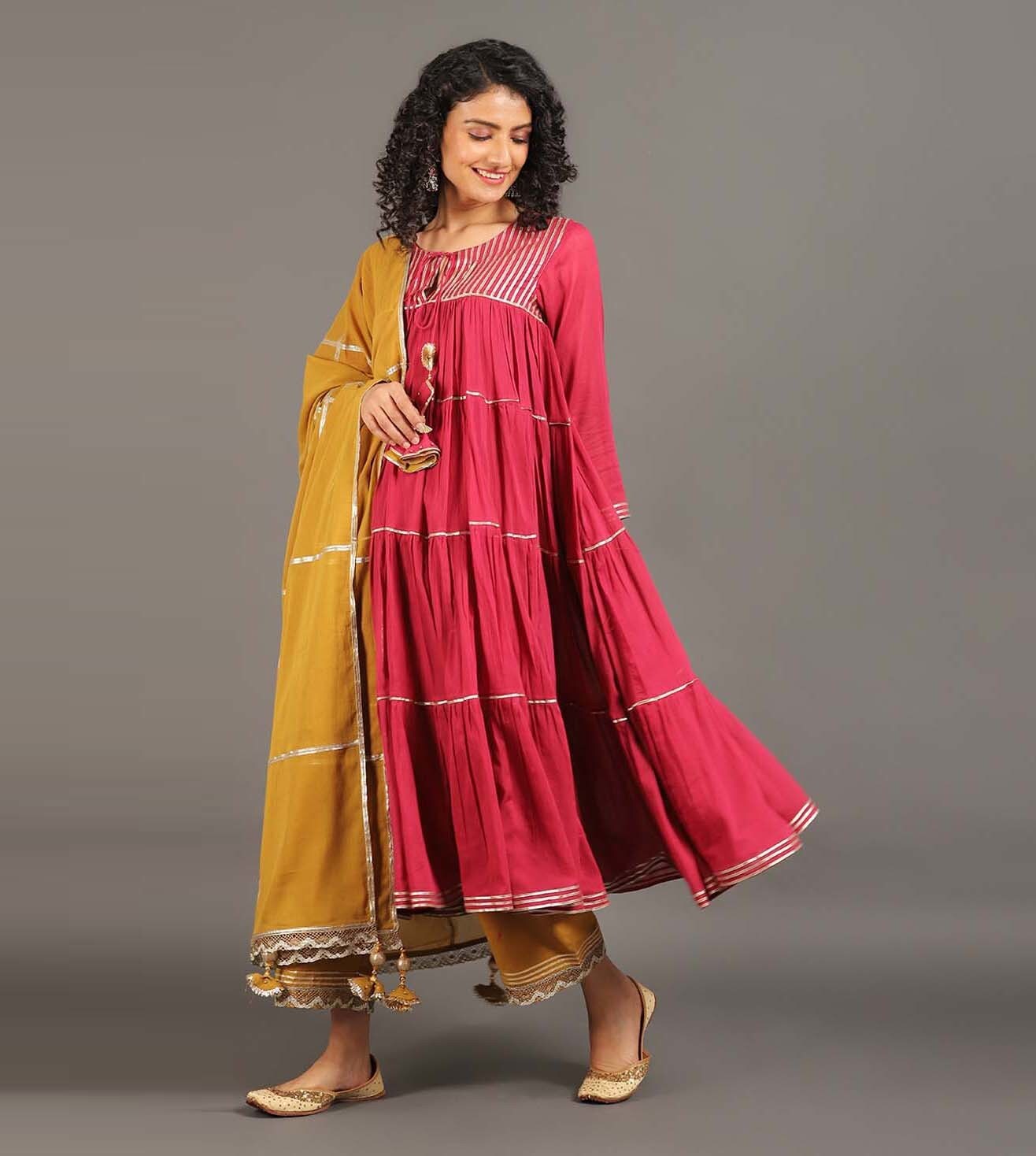 Gulabi Shama Kurta Pants Set