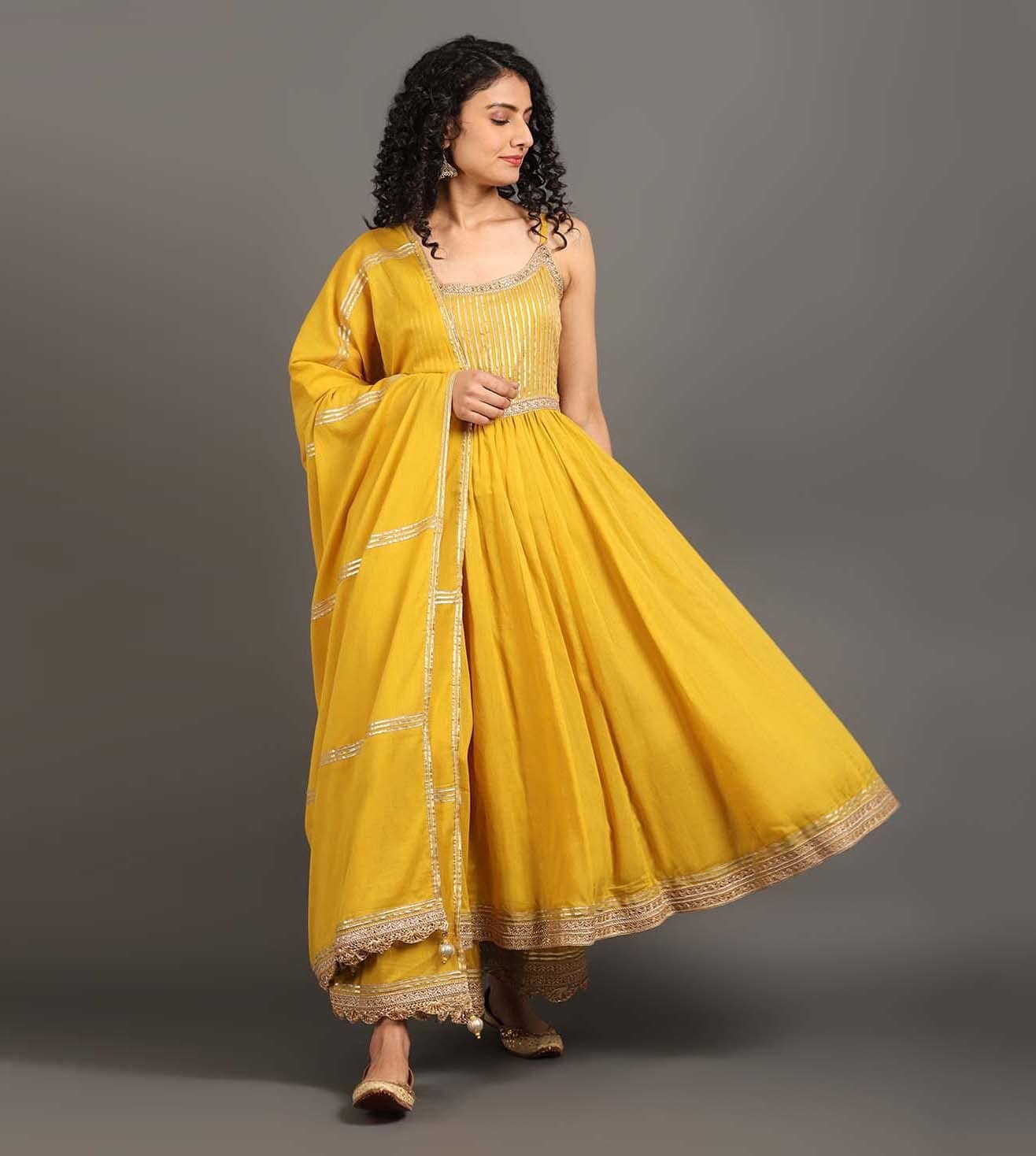 Swarn Mohini Anarkali Set