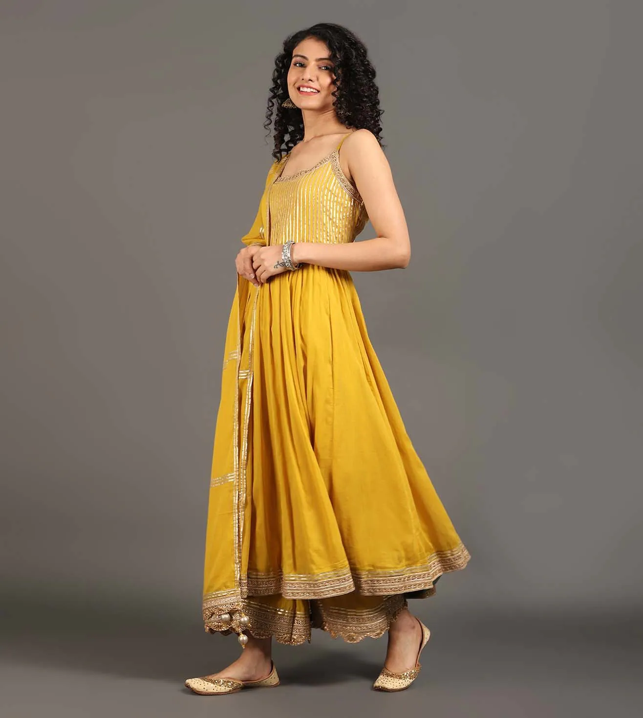 Swarn Mohini Anarkali Set