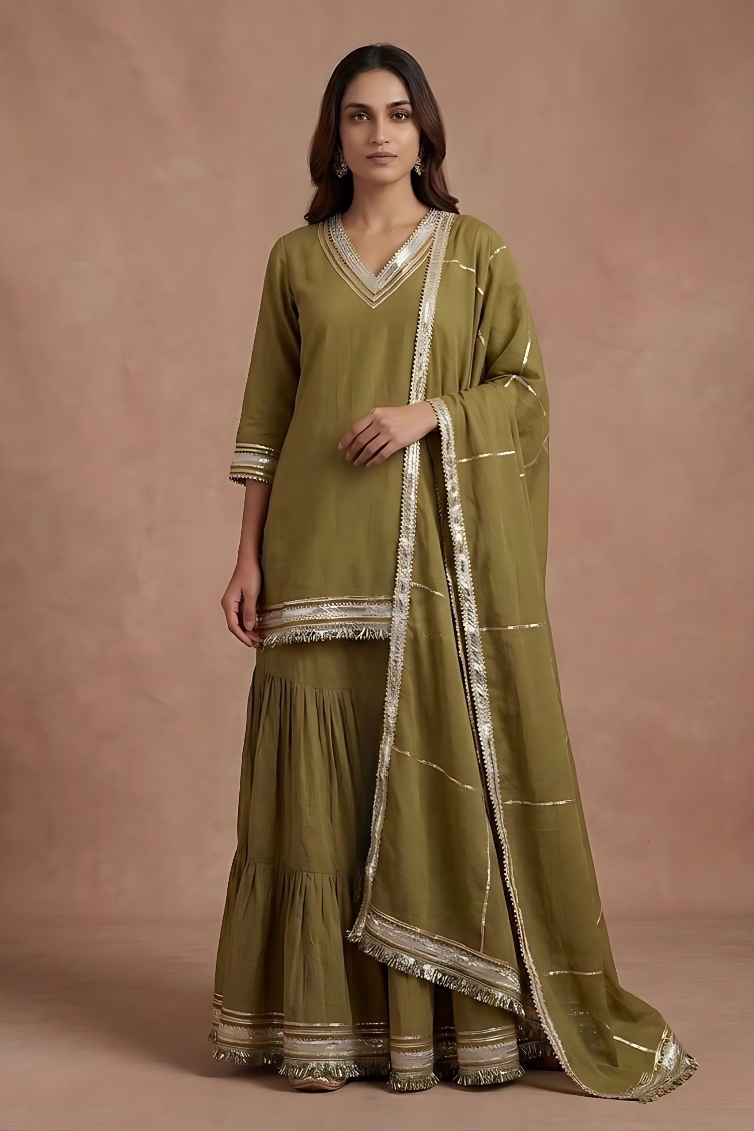 Noor Angoori Sharara Set