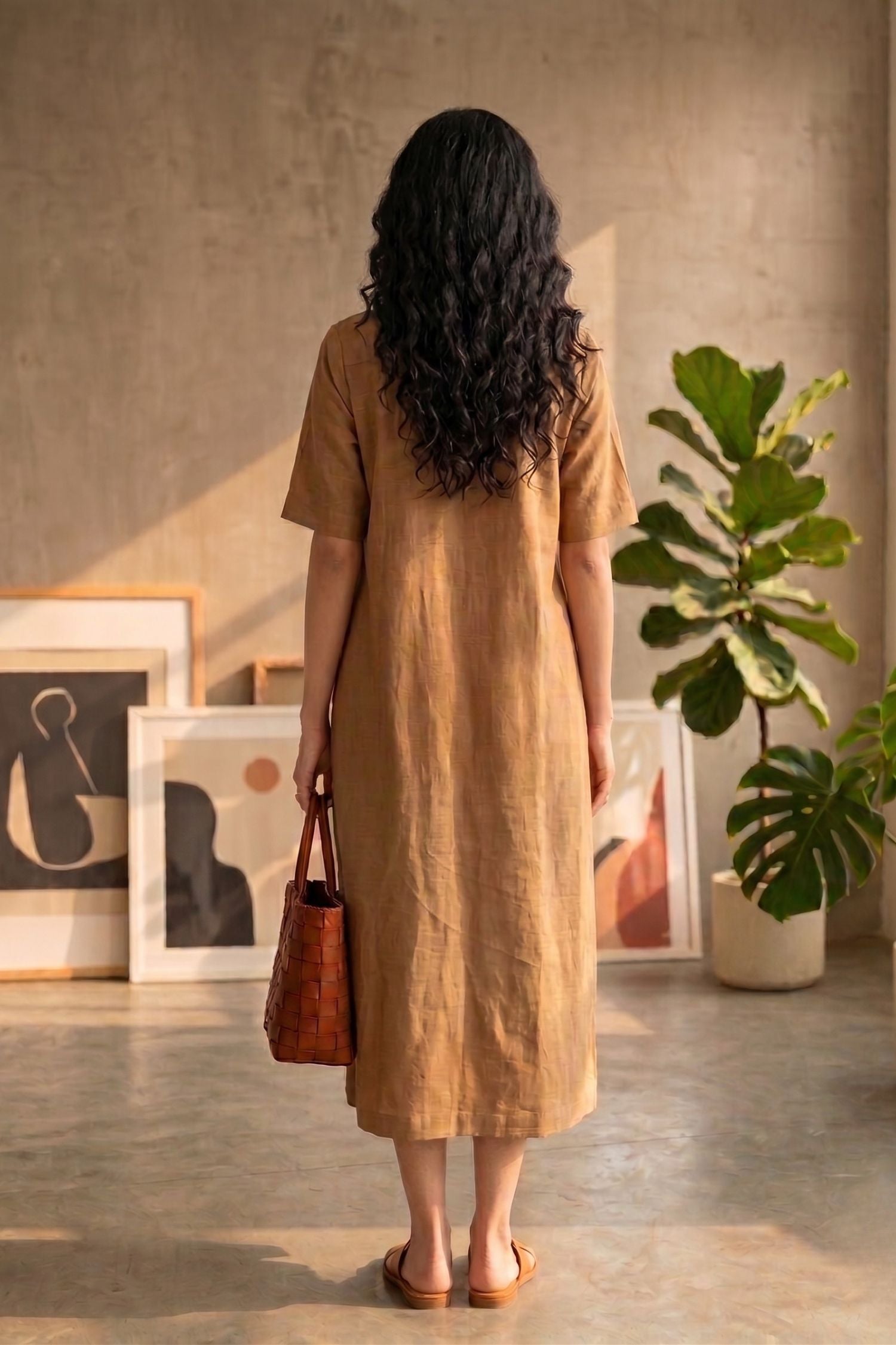 Desert Canvas Shirt Dress