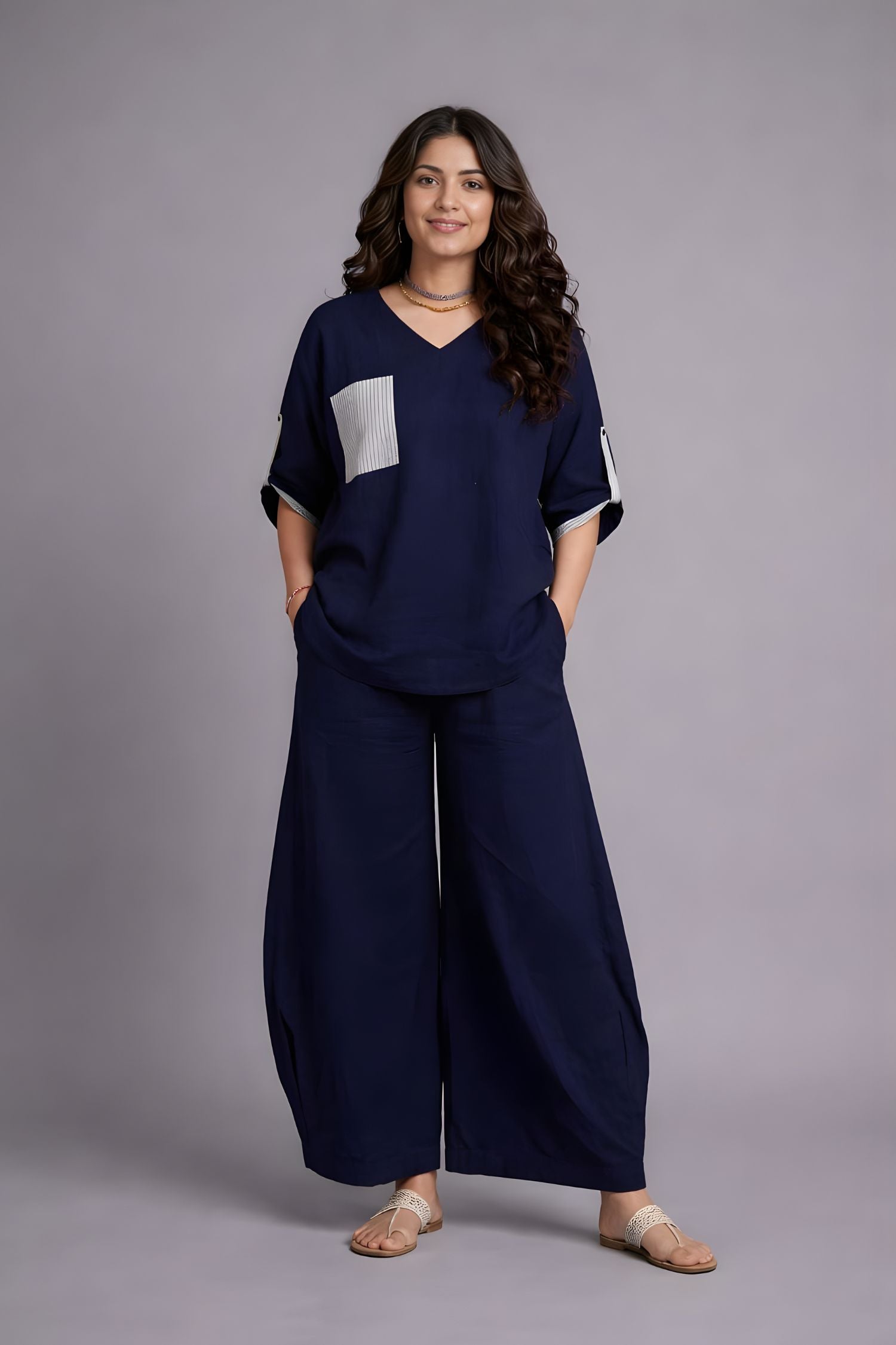 Anchored Navy Co-ord Set