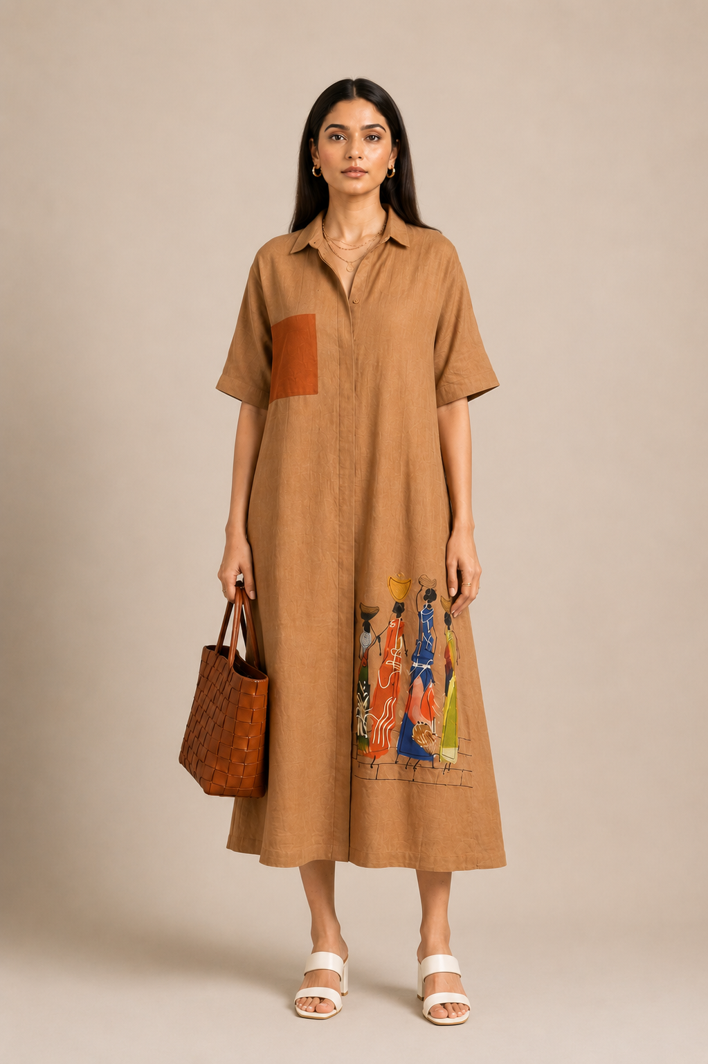 Desert Canvas Shirt Dress