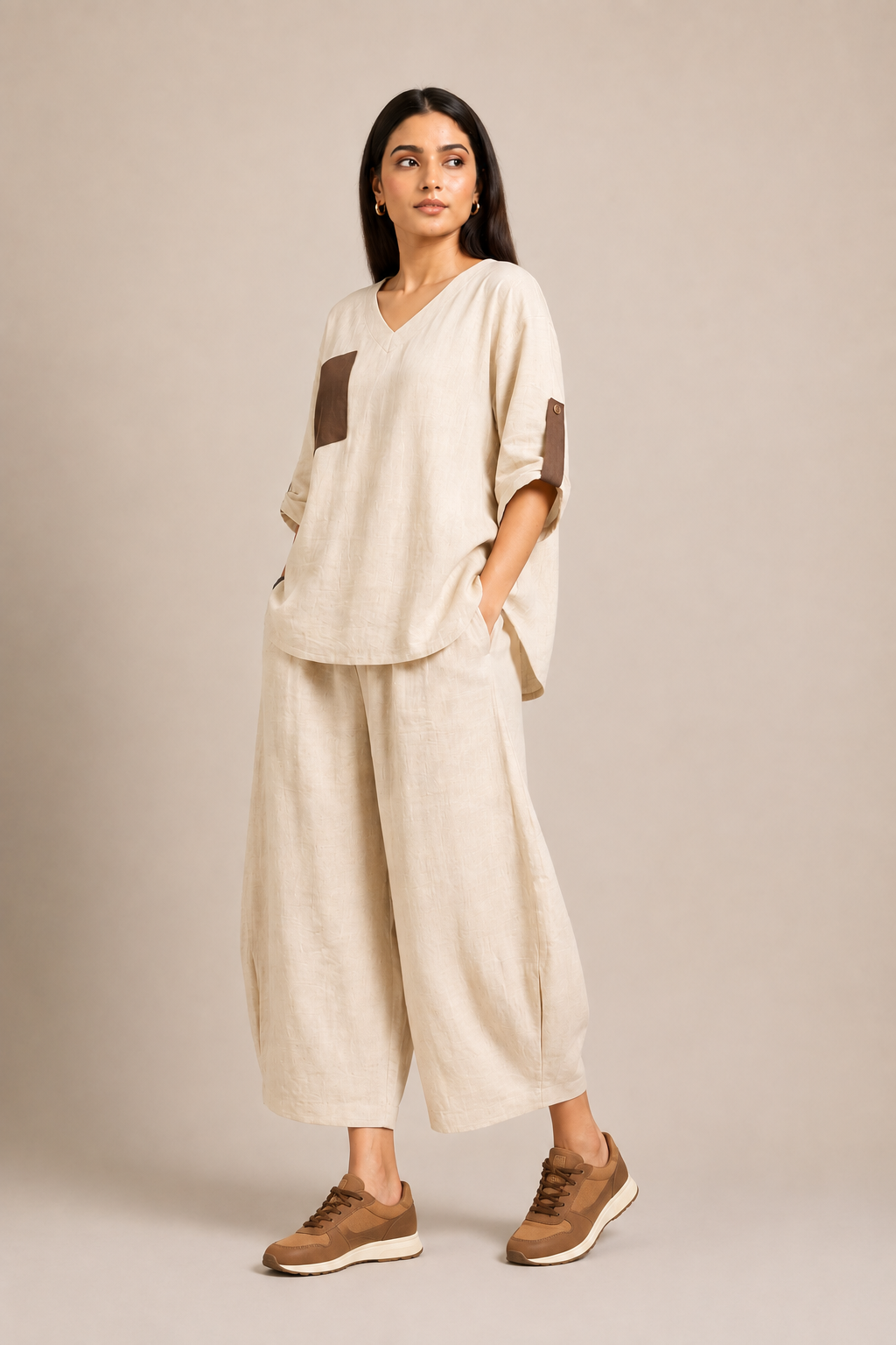 Beige Comfort co-ord set