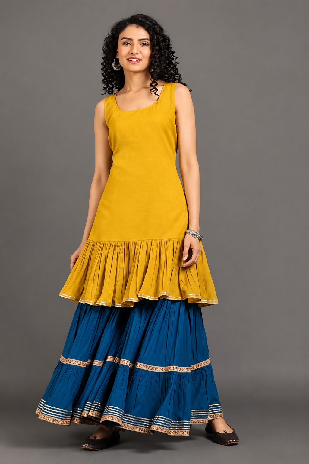 Casa Nargis Sharara Set