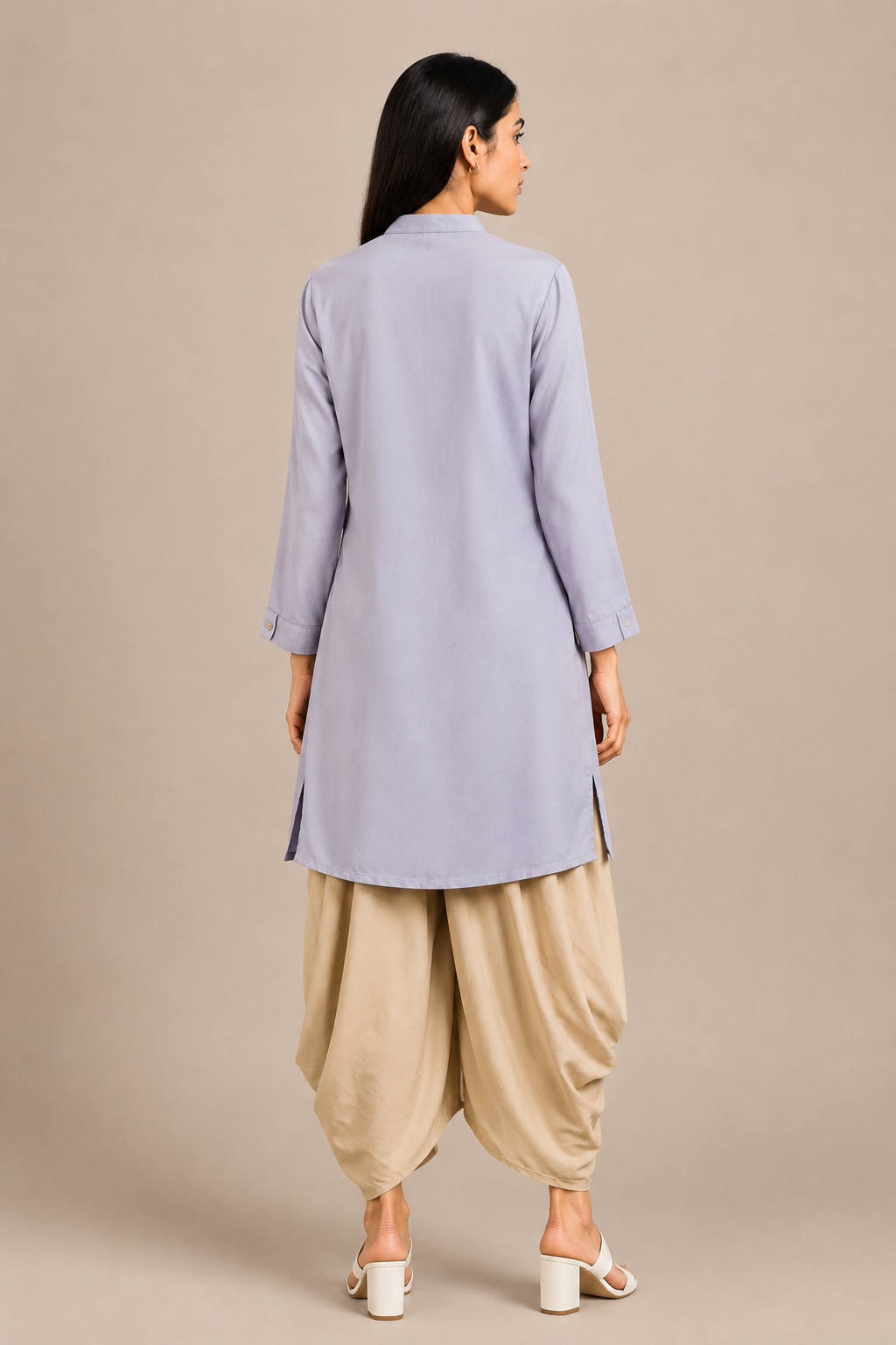 Powder Blue Sufi Saga Co-ord Set