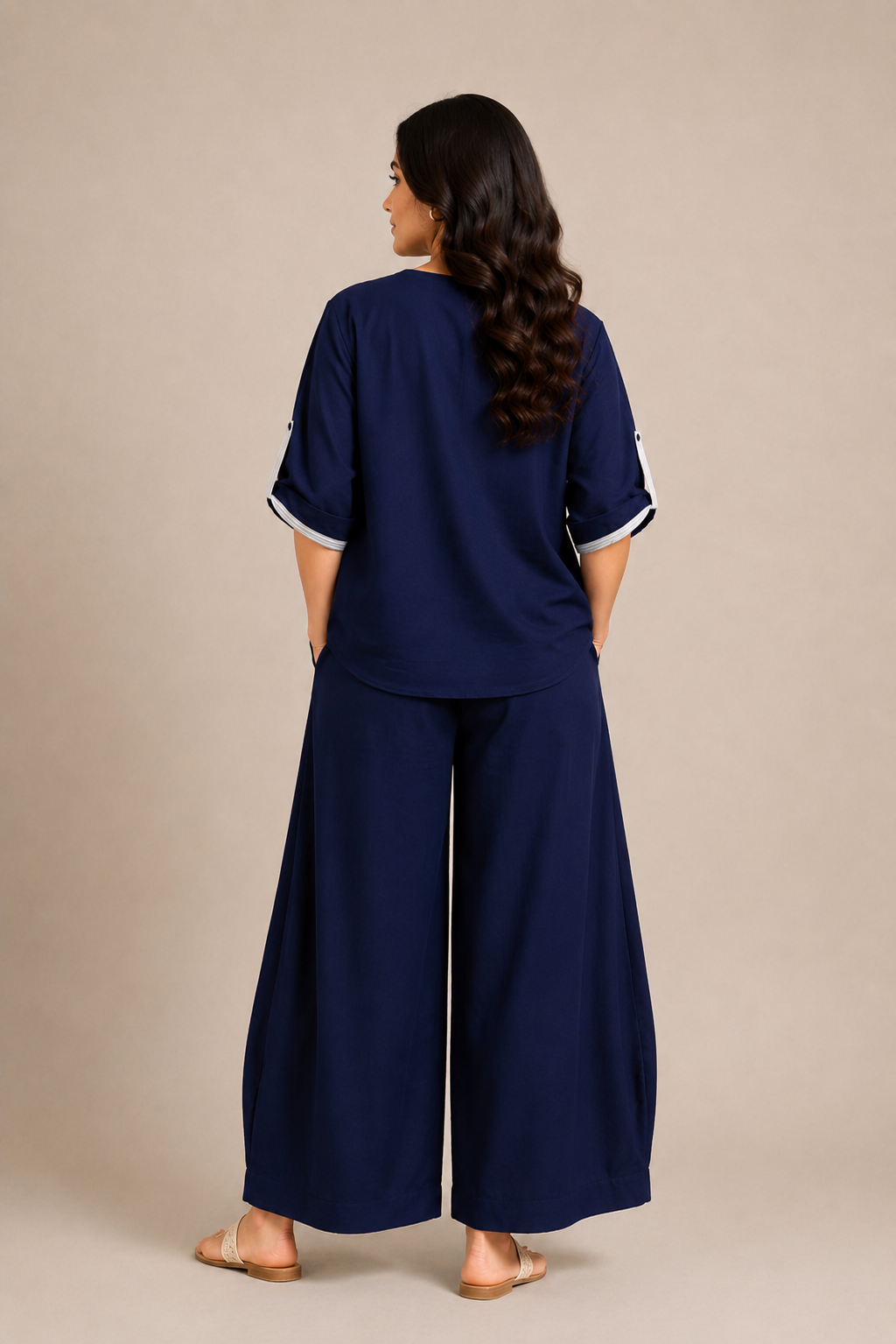 Anchored Navy Co-ord Set