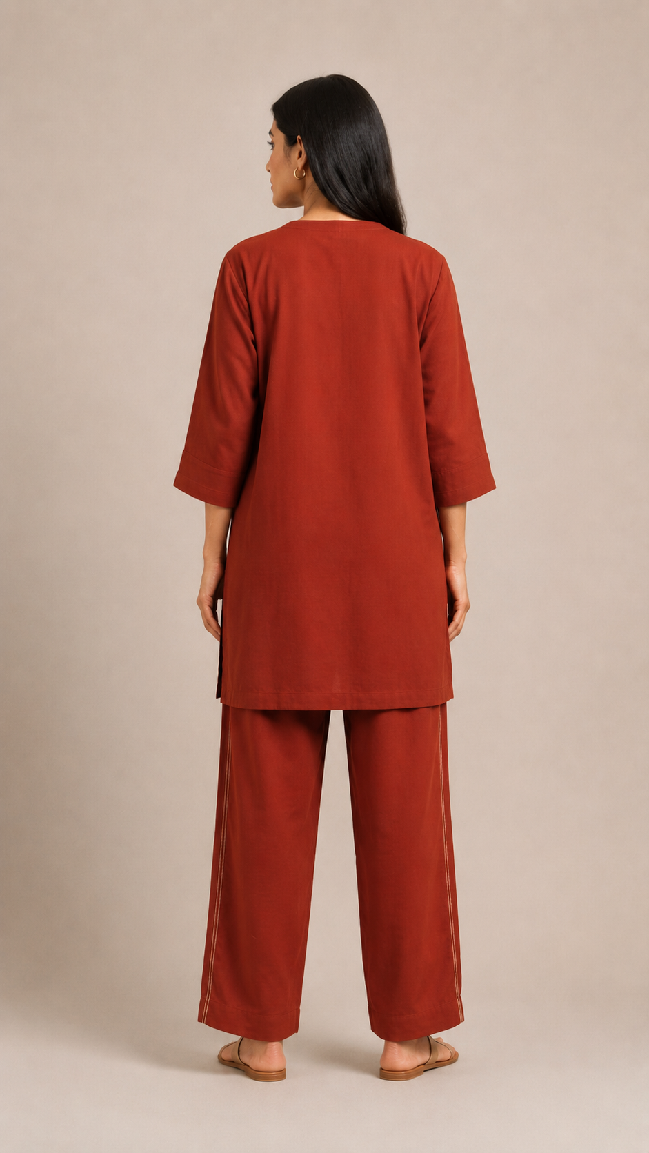 Rust Flamingo Co-ord Set