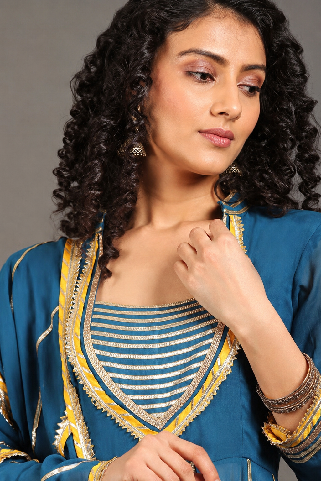 Casa Jodha Anarkali Sharara Set